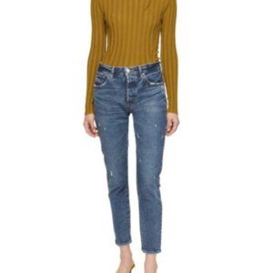 Moussy Vintage Shell Tapered Skinny Jeans